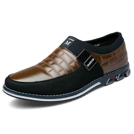 Zapatos de Cuero Casual Estilo Británico para Hombre - Talla Grande - Image 11