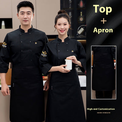 Uniforme Culinario Ligero para Hombre - Tela Transpirable Verano - Image 11