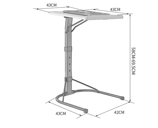 Mesa Portátil Ajustable para Laptop con Rotación 360° - Image 3