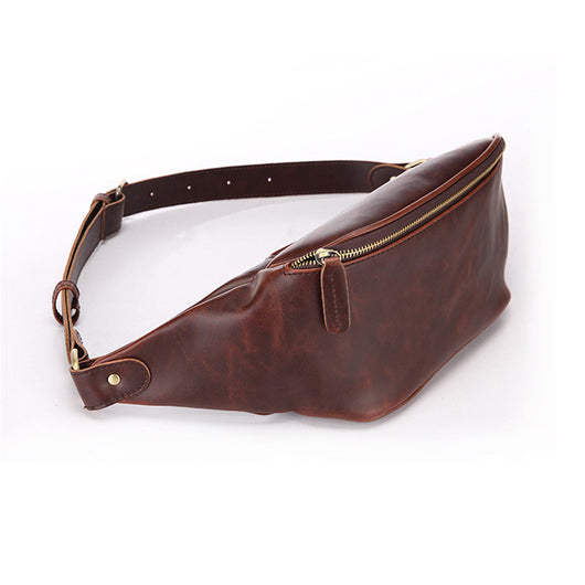 Bolsa Cruzada para Hombre Cuero Crazy Horse Estilo Retro - Image 11