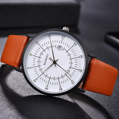 Reloj Personalizado Casual con Correa de Cuero - Image 2
