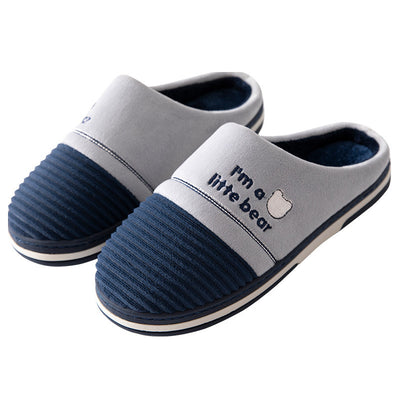 Pantuflas Cálidas para Hombre Talla Grande - Algodón Antideslizante - Image 4