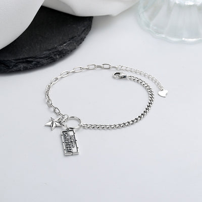 Pulsera de Plata Esterlina con Etiqueta Estrella de Cinco Puntas 1947 - Image 8