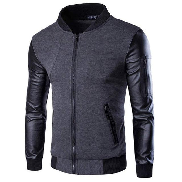 Chaqueta de Hombre con Mangas Patchwork