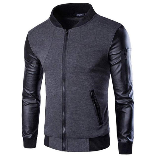 Chaqueta de Hombre con Mangas Patchwork