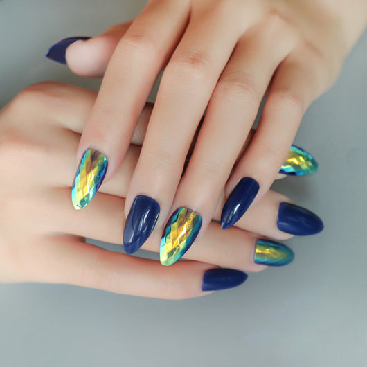 Set de 24 Uñas Postizas Trendy - Diseños Modernos y Versátiles