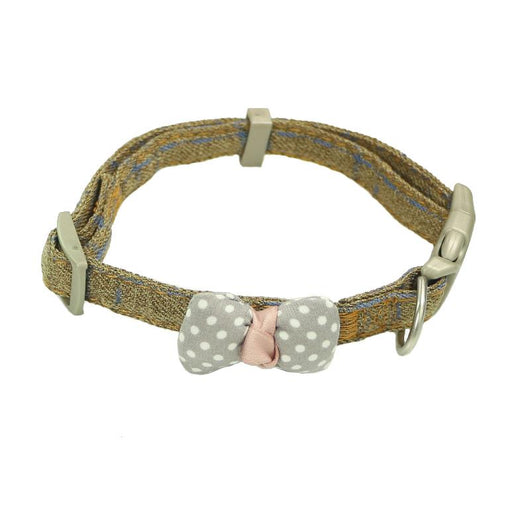 Collar para Gato con Lunares y Moño de Algodón - Image 5