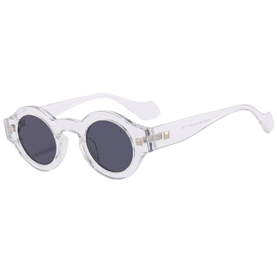 Gafas Retro Montura Pequeña Redonda Carey Marrón - Image 8