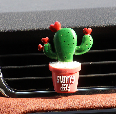 Ambientador de Auto con Clip para Ventilación - Diseño Decorativo de Plantas - Image 11