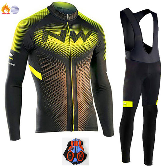 Conjunto de Jersey Ciclismo Manga Larga - Image 5
