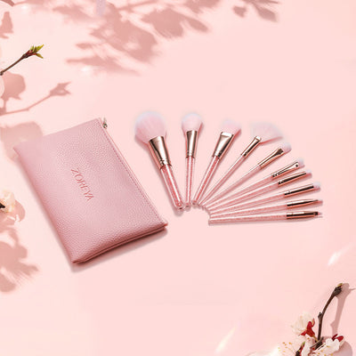 Set de Brochas para Maquillaje Flower Dance - Brocha Nariz y Sombras