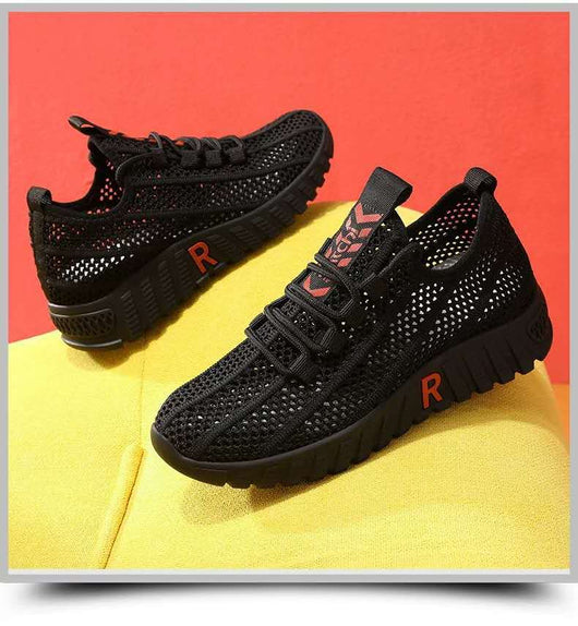 Zapatillas Deportivas Blancas para Mujer con Malla Transpirable y Plataforma - Image 3