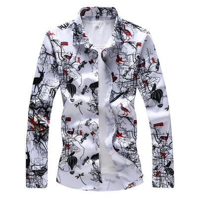 Camisa Estampada de Manga Larga - Image 10