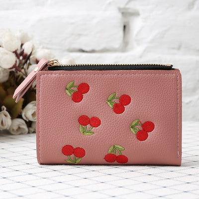 Monedero de Tela con Bordado de Cerezas - Image 19