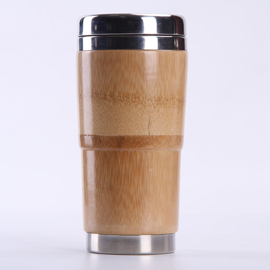 Termo de Bambú Natural - Aislamiento Térmico Premium