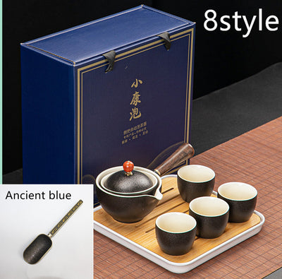 Juego de Té Xiaoyao con Tetera Giratoria 360° - Image 34