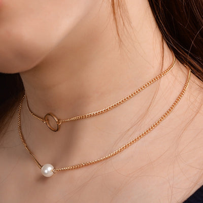 Collar Multicapas de Perlas