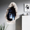 Pegatina 3D Fantasma Ensangrentado Roto - Decoración Halloween Terrorífica