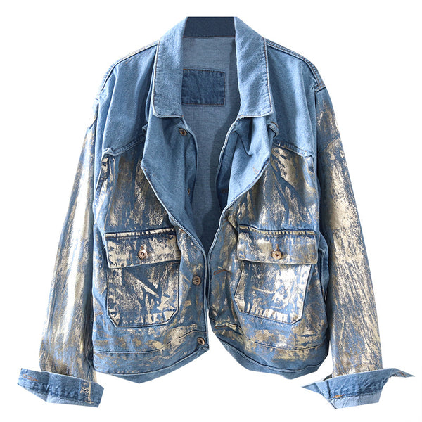 Chaqueta Bronceada de Lujo