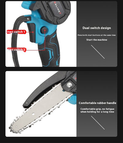 Motosierra Eléctrica Recargable 6 Pulgadas con Batería de Litio - Image 22