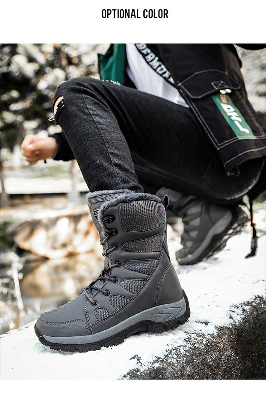 Botas Militares Invierno Plus de Terciopelo para Hombre - Cálidas y Resistentes - Image 6
