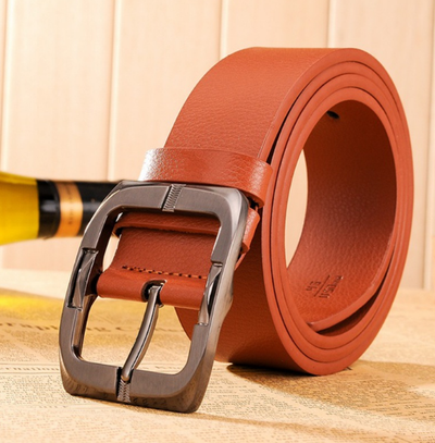 Cinturón de Cuero Premium para Hombre con Hebilla de Pasador - Image 7