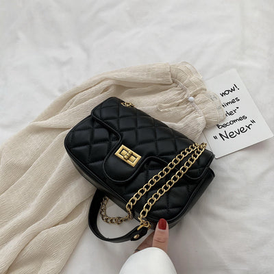 Bolso Bandolera Cuadrado con Cadena de Diamantes - Diseño Versátil - Image 10