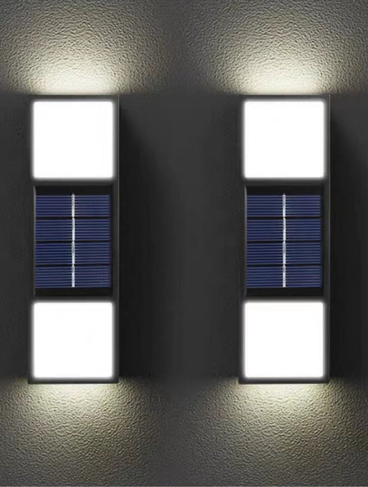 Lámpara Solar de Pared Exterior con Sensor Bidireccional y Atmósfera Decorativa - Image 4