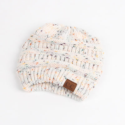 Gorro de Lana con Coleta Tejido - Abrigo Exterior Europeo - Image 2