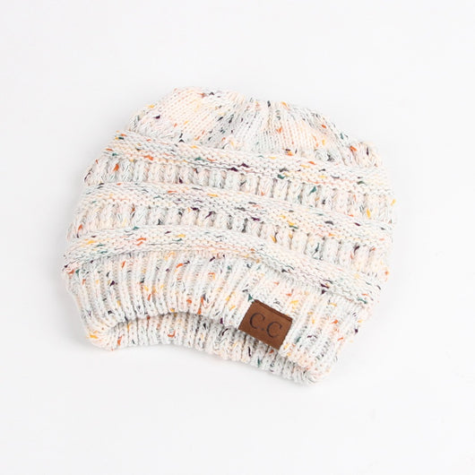 Gorro de Lana con Coleta Tejido - Abrigo Exterior Europeo - Image 2