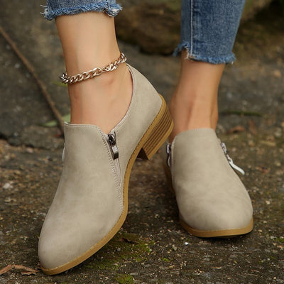 Botas Cómodas Talla Grande con Cierre Lateral y Tacón Cuadrado - Image 14