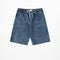 Pantalones Vaqueros Rectos Estampado Flor de Marañón - Shorts Deportivos Unisex Pierna Ancha