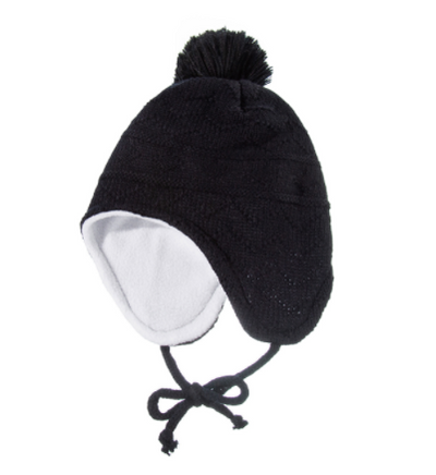 Conjunto de Gorro con Orejeras y Guantes de Lana para Niños en Color Sólido - Image 7