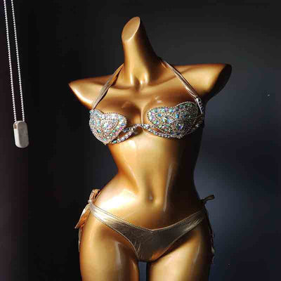 Bikini de Baño Strass Brillante para Mujer - Image 6