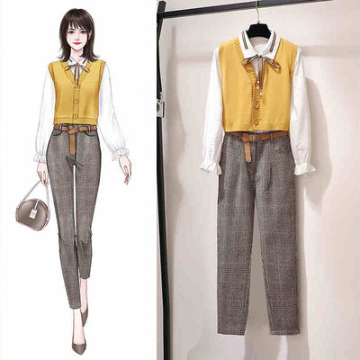 Chaleco de Moda Retro Clásico para Mujer