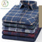Camisa Casual de Cuadros para Hombre con Cuello Cuadrado