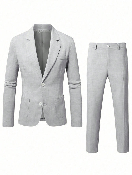 Conjunto de Traje Ejecutivo Clásico para Hombre - Image 7