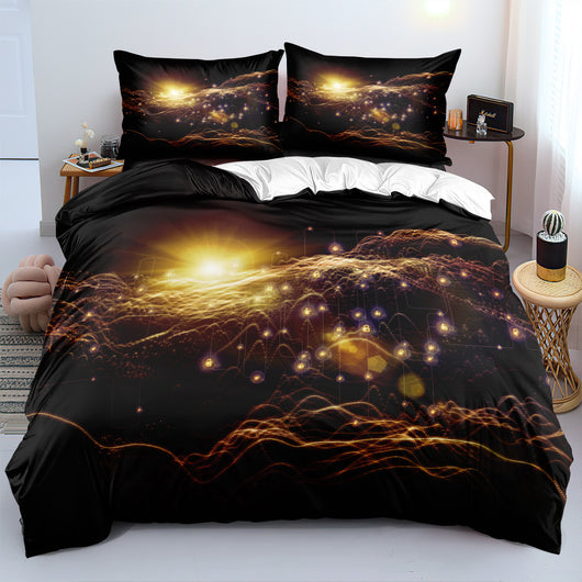 Juego de Cama Tres Piezas con Diseño Digital Estampado - Image 8