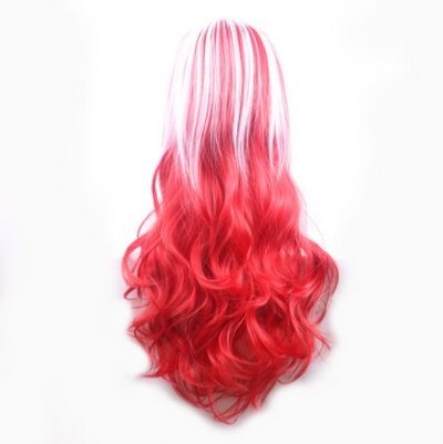 Peluca Rizada Multicolor Voluminosa para Cosplay y Disfraz - Image 3