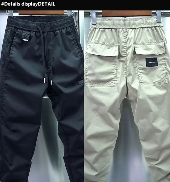 Pantalones Casuales Slim Fit Hombre - Estilo Hong Kong Verano