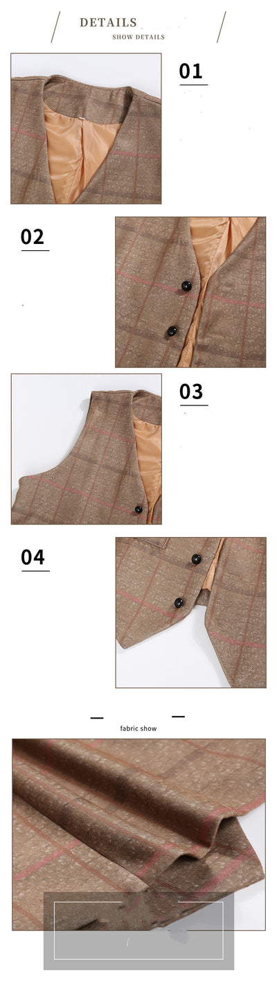 Chaleco Casual de Cuello V para Hombre - Image 11