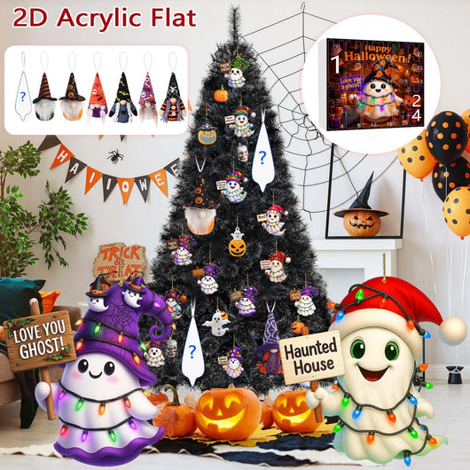 Adorno Navideño Muñeca Fantasma Calabaza en Caja Sorpresa - Image 28