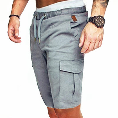 Pantalones Cortos Ajustados con Cintura Elástica para Hombre - Image 8