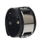 Multi-layer vintage cowhide rope Glossy Negro