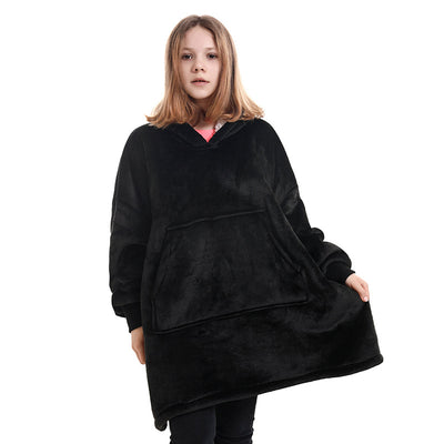 Sudadera con Capucha Mujer Doble Capa Franela Casual - Image 13