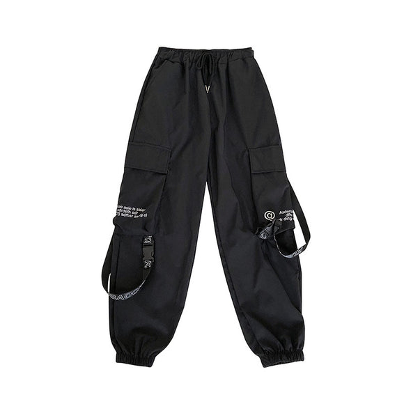 Pantalones Harem con Cintura Elástica y Pierna Recta