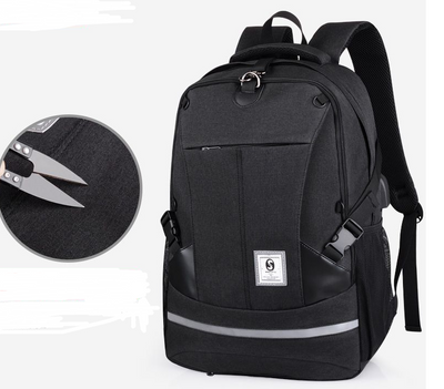 Mochila Deportiva Multifuncional con Puerto USB para Estudiantes y Viajeros - Image 6