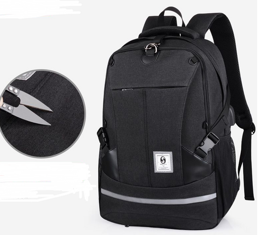 Mochila Deportiva Multifuncional con Puerto USB para Estudiantes y Viajeros - Image 6