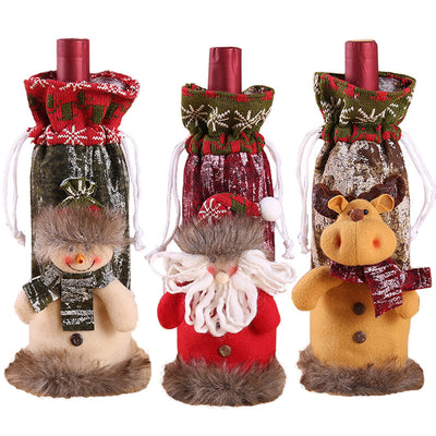 Calcetines Navideños para Botellas de Vino - Image 60