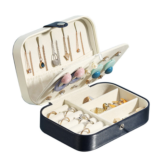 Organizador de Joyas de Dos Niveles Estilo Coreano para Aretes y Anillos - Image 6